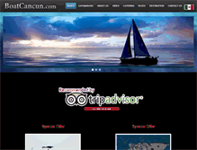 Tablet Screenshot of boatcancun.com